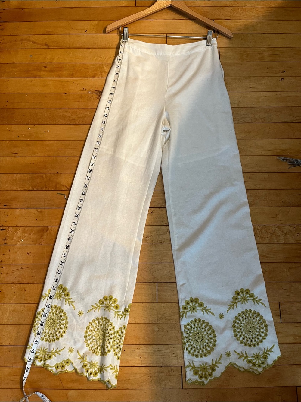 MNG Embroidered Pants